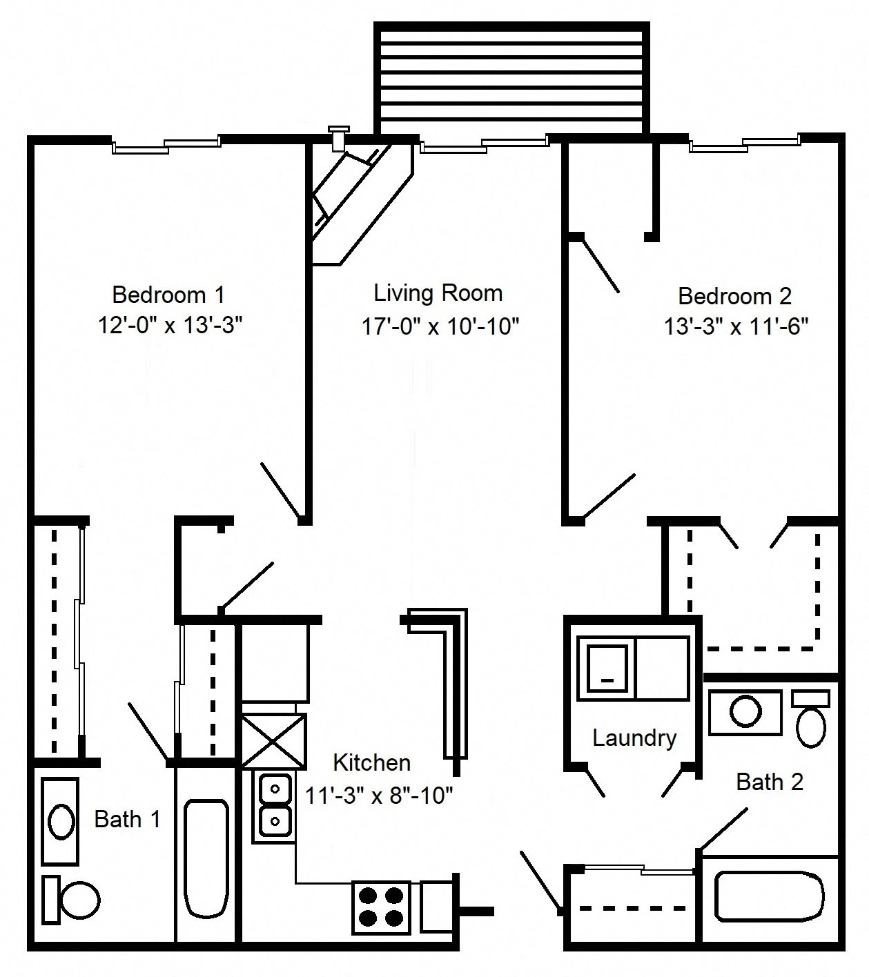 Floor Plans of Dakota Station Apartments in Burnsville, MN